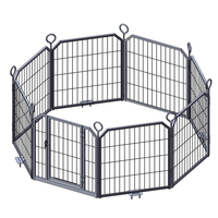 GARVEE Dog Playpen for Indoor, Yard, RV Camping, 24/32/40 Inch 8/16 Panels for Puppy and Small Dogs│Patented，for Fences, Walls