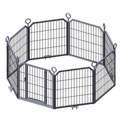 GARVEE Dog Playpen for Indoor, Yard, RV Camping, 24/32/40 Inch 8/16 Panels for Puppy and Small Dogs│Patented，for Fences, Walls