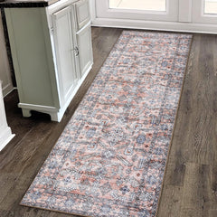 GARVEE Runner Rug 2x6 Washable Rugs Runners for Hallways Bohemian Rugs for Bedroom Non Slip Kitchen Mat with Rubber Backing Oriental Area Rug Indoor Mats for Front Door Entry Living Room 2'x6'