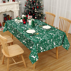 GARVEE Rectangle Tablecloth Christmas Spill Proof Table Cloths Stain and Wrinkle Resistant Plaid Decorative Fabric Table Cloth for Kitchen Buffet Parties Camping, Rectangle, 60