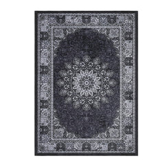 GARVEE Vintage Area Rugs, Washable Rug for Living Room, Floral Print Rug, Vintage Rug Distressed Indoor Traditional Mat, Foldable Thin Rug, Non Slip Carpet for Bedroom, Dining Room, Home Office