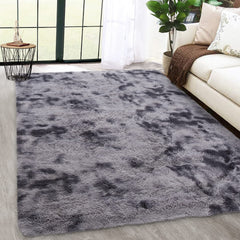 GARVEE Area Rug 2x6 Runner Rug Fuzzy Rug Hallway Mats for Living Room Bedroom Rug Fuzzy Rug Non-Slip Kitchen Rug Plush Rug,Grey