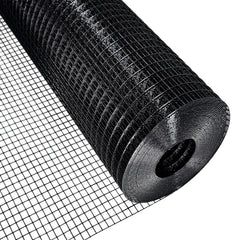 GARVEE Hardware Cloth 23 Gauge Vinyl Coated and Galvanized Alloy Steel Wire Mesh Roll, 1:2inch Chicken Wire Fencing Mesh, Wire Fence Roll for Garden Pet/Poultry Enclosures Protection - 23 Gauge 48inchx100ft