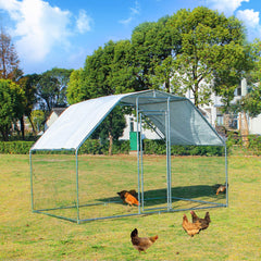 GARVEE MF-A20 Large Metal Chicken Coop, 10.6