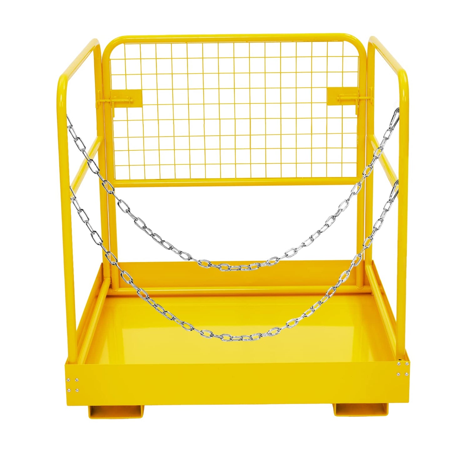 36x36″ Forklift Safety Cage, 1200 lbs Capacity, Foldable Design, Devic