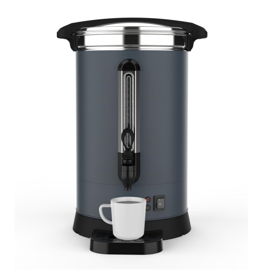 GARVEE 80 Cups Coffee Urn,12L/3.2 Gallon Double Wall Commerical Coffee Maker for Buffet Catering Wedding Gathering,Large Capacity Hot Coffee Dispenser,Stainless Steel Hot Water Urn