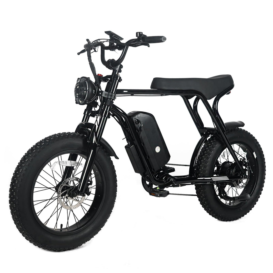 GARVEE Electric Mountain Bike for Adults 20" x 4.0 Fat Tire, E-Bike 750W Motor 48V 15.6Ah Removable Battery, Max Speed 40MPH, Shi mano 7-Speed Adult Electric Bicycle for Off-Road Adventures, Black