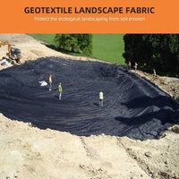 GARVEE Geotextile Landscape, 3ftx100ft & 8oz Geotextile Fabric, PP Drainage 350N Tensile Strength & 440N Load Capacity, for Driveway & Road Stabilizationr, Erosion Control, French Drains