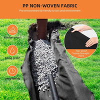 GARVEE Geotextile Landscape, 3ftx100ft & 8oz Geotextile Fabric, PP Drainage 350N Tensile Strength & 440N Load Capacity, for Driveway & Road Stabilizationr, Erosion Control, French Drains