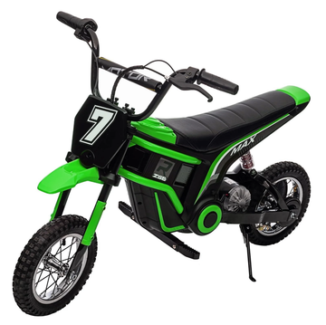 GARVEE 24V-10A 350W Ride On Electric Dirt Bike For Kids Ages 5-17, 14.29MPH, 3-Speed - Green-7